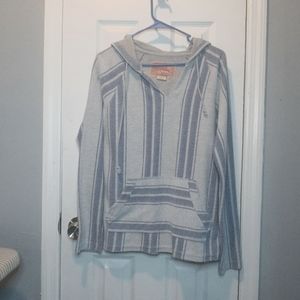 Trademark Brooklyn clothing long sleeve pull over hooded shirt